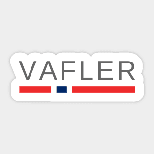 Norway Waffles | Vafler Sticker